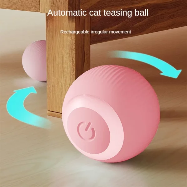 Automatic Moving Cats Toy Interactive Ball Rechargeable Rolling Electric Ball Home Pet Accessories Things for Supplies - Image 3